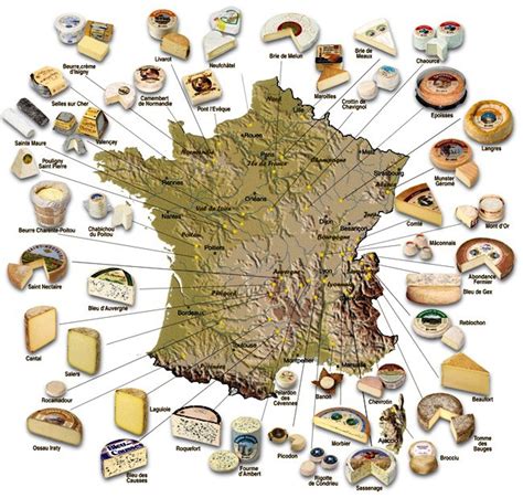 Épinglé Sur Carte De France Gastronomique