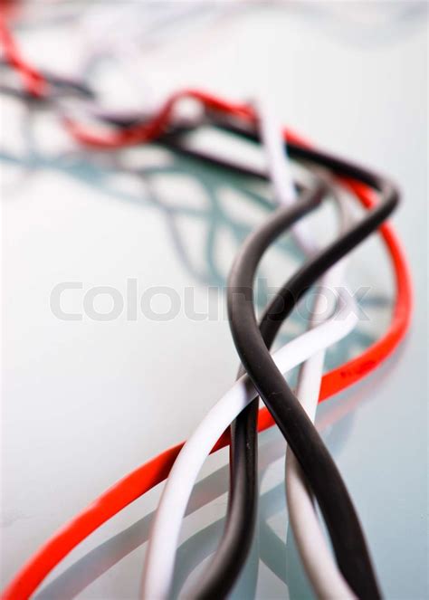 Cables In Mess Stock Image Colourbox