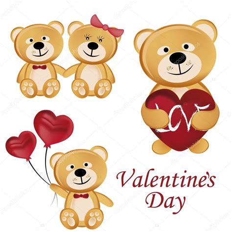 Bears For Valentines Day Stock Vector Image By ©jokalar01 35163095