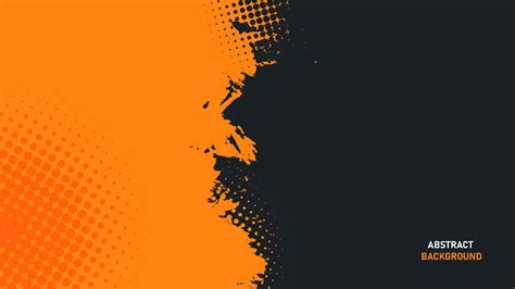 Abstract Orange And Black Grunge Texture Background 3804872 Vector Art