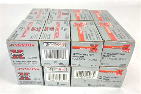 Lot 800 Rds Winchester22 Win Mag Ammunition
