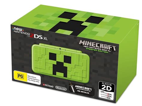 New Nintendo 2ds Xl Minecraft Creeper Edition 3ds Buy Now At