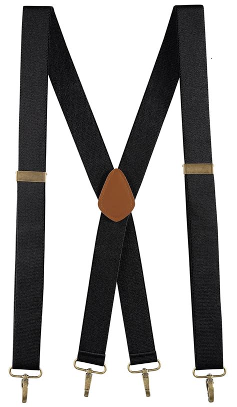 Buyless Fashion Suspenders For Men 48 Adjustable Straps 1 14 X