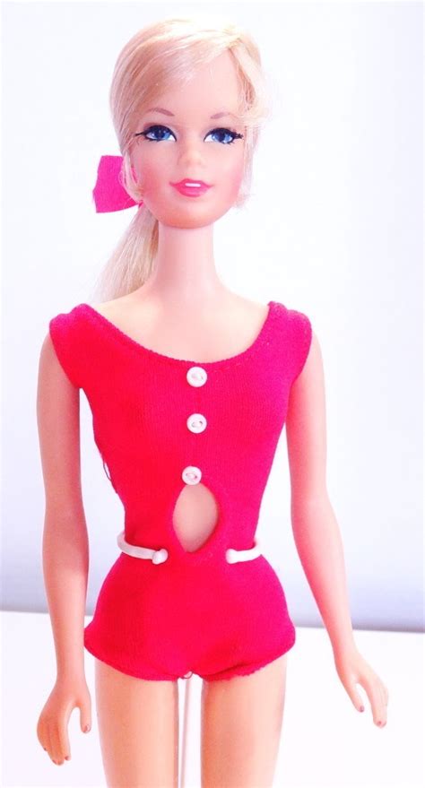 lovely blonde twist n turn tnt stacey doll 1968 vintage barbie fashion dolls barbie friends
