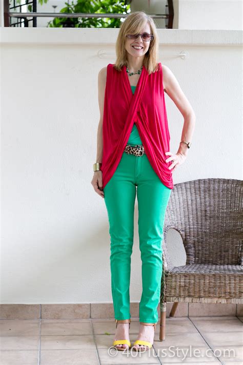 Rocking Bright Colours With This Tight Fitting H Andm Pants