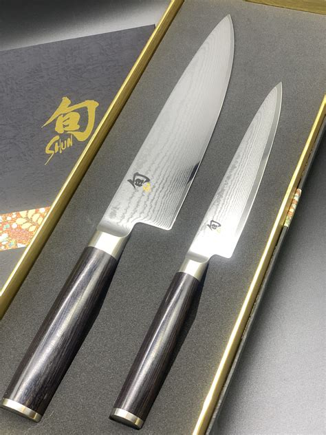 shun classic 2 piece knife set australian knife sales
