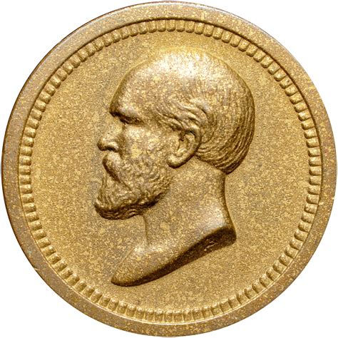 Undated Bronze Lincoln - Garfield 19mm MS U.S. Mint Medals - Julian