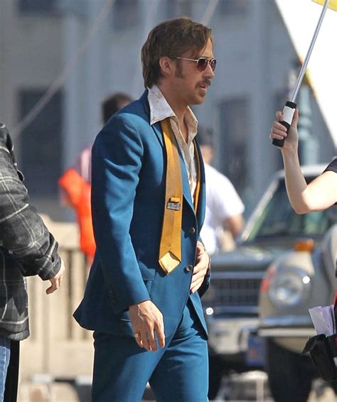 Ryan Gosling And His Mustache Spotted On Set Of The Nice Guys