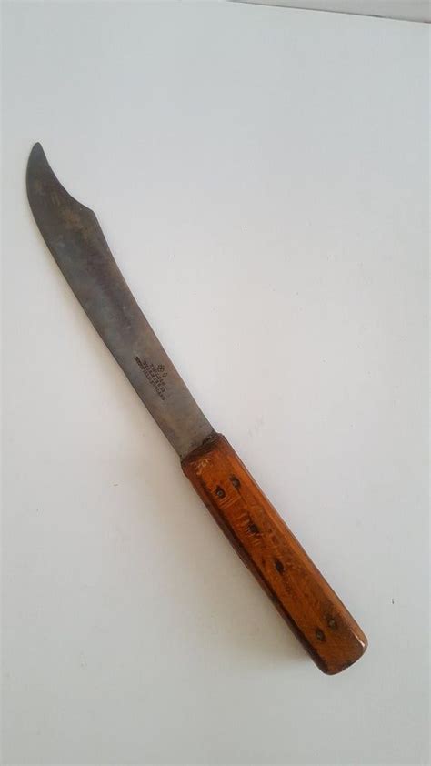 Antique Iwilson Butcher Knife Mountain Man Trappers Knife Fur Trade