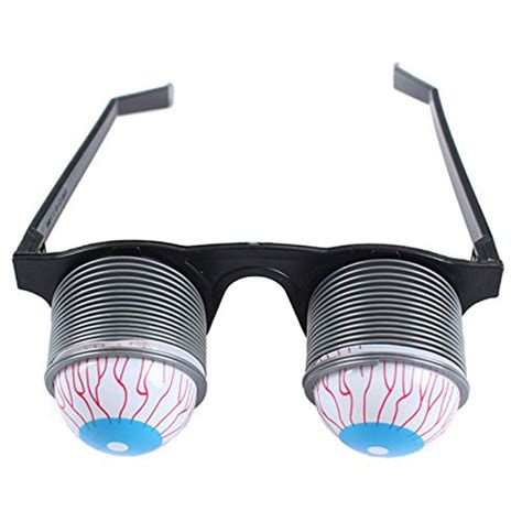 2019 prank joke toy funny horror pop out eyes glasses dropping eyeball glasses for halloween