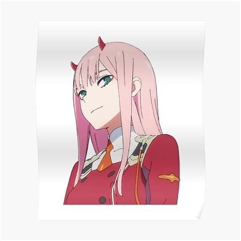 Zero Two Poster For Sale By Workarta Redbubble