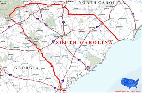 South Carolina Maps