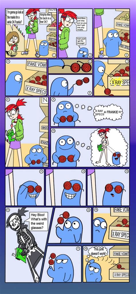 Bloo And The X Ray Specs Comic By Shinragod Bloo Me Foster Home For Imaginary Friends 90s