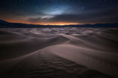 Hd Wallpaper Earth Death Valley California Desert Dune Night