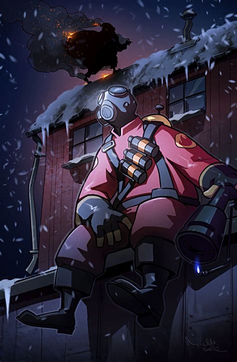 Have A Pyro Christmas By Theminttu On Deviantart Team Fortress 2