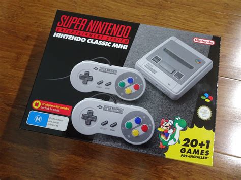 Australian Release Snes Mini Classic Unboxing And A Quick Play Through