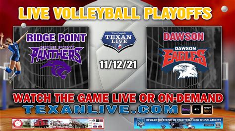 Ridge Point Vs Dawson 500pm 111221 Volleyball Live From