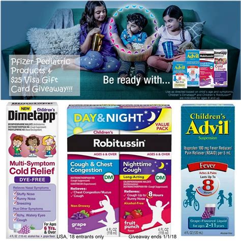 Shop over 200 designs or create a custom gift card by adding a logo or photo. Pfizer Pediatric Products & $25 Visa Gift Card Giveaway! # ...