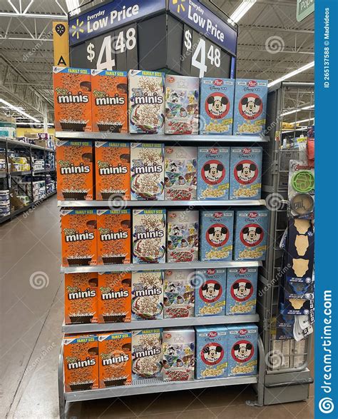 Walmart Grocery Store Interior Resses Puffs Mickey Mouse Cereals
