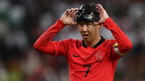 Why Is South Koreas Son Heung Min Wearing A Mask At The 2022 World Cup