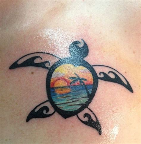 80 Simple And Small Sea Turtle Tattoos Design With Meanings