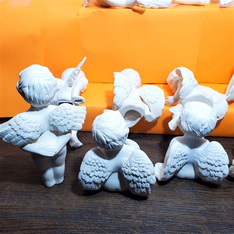 15 Ceramic Cherubs Figurines Praying 🙏 Angel Angels Ebay