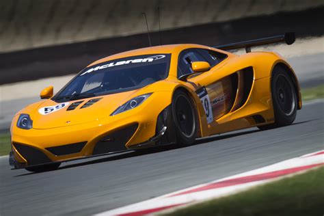 Three Mclaren Mp4 12c Gt3 Race Cars At Spa Francorchamps