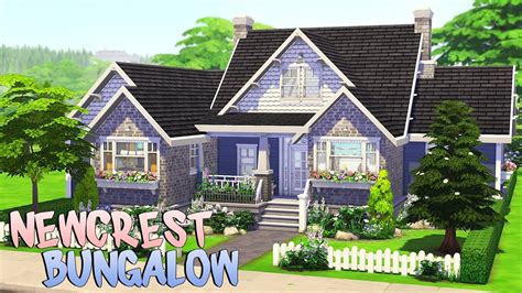 Newcrest Bungalow 💖 The Sims 4 Speed Build Youtube