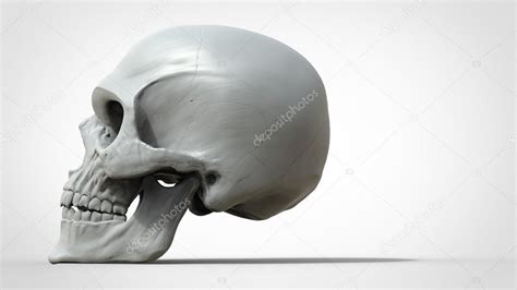 Just one of millions of high quality. Human skull - side view — Stock Photo © Trimitrius #121581930