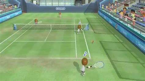Wiiu Wii Sport Club Tennis Champions Match Alicebarbara Gamematch Youtube