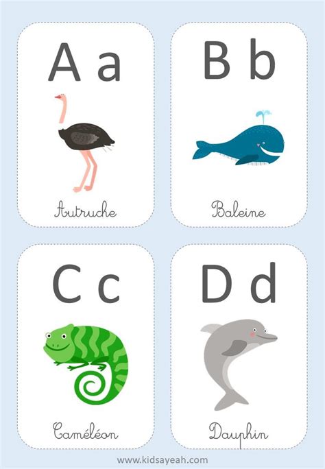 Cartes Alphabets Pour Enfants En Pdf à Télécharger Gratuitement