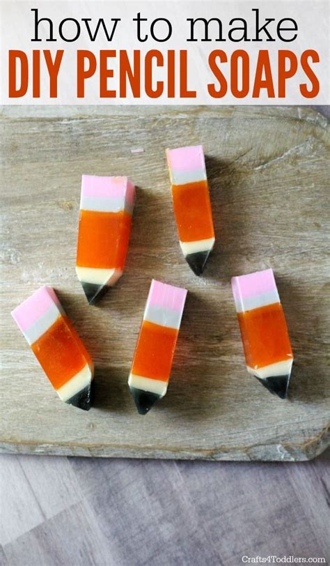Soap making is one of my favorite hobbies. How to Make Bar Soap: DIY Pencil Soaps for Back to School ...