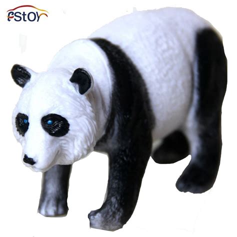 Panda Toys Action Figures Model Wild Animal Pvc Early Educational