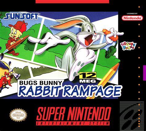 Bugs Bunny Rabbit Rampage Snes Bugs Bunny Super Nintendo Classic