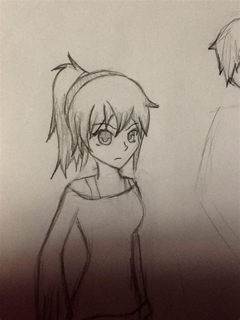 Anime Girl With Pony Tail By Sly Foxhound On Deviantart