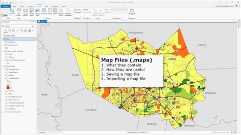 Arcgis Pro Creating And Using Map Files Youtube