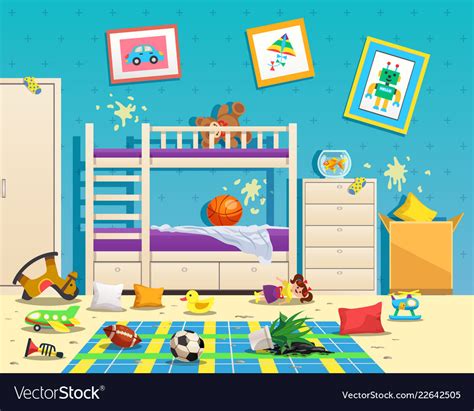 Messy Kids Room Cartoon Game Messy Room Tnt Studios Kids Untidy And