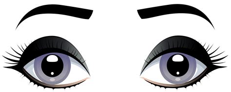 Female Grey Eyes With Eyebrows Png Clip Art Best Web Clipart