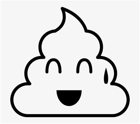 Coloriage Crotte Caca Emoji à imprimer sur ColoriageEnfant Com
