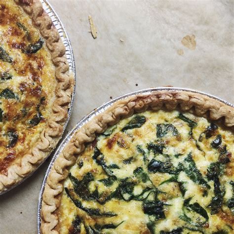Bacon Spinach And Gruyere Quiche Greentree Co Op Market