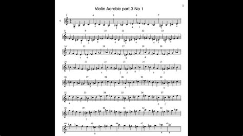 Aerobic Violin No 1 Youtube