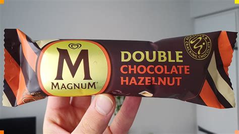 Magnum Double Chocolate Hazelnut Ice Cream Review Youtube