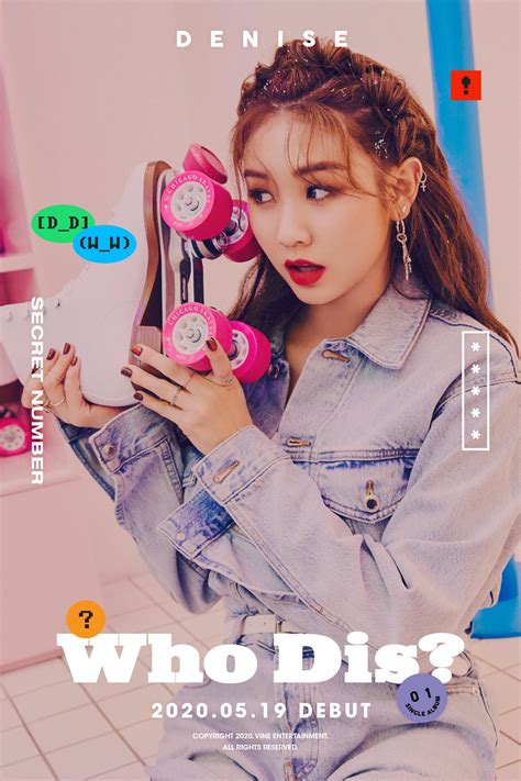 SECRET NUMBER - 1st Single Album: Who Dis? (Denise Photo Teaser) : r/kpop