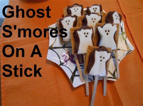 👻ghost Smores On A Stick👻 Halloween Smores Halloween Treats Easy