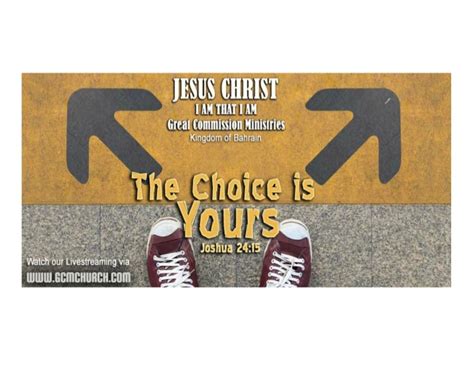The Choice Is Yours