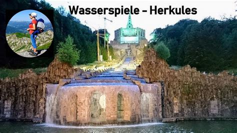 Kassel Beleuchtete Wasserspiele Am Herkules 2018 Niemcy Youtube