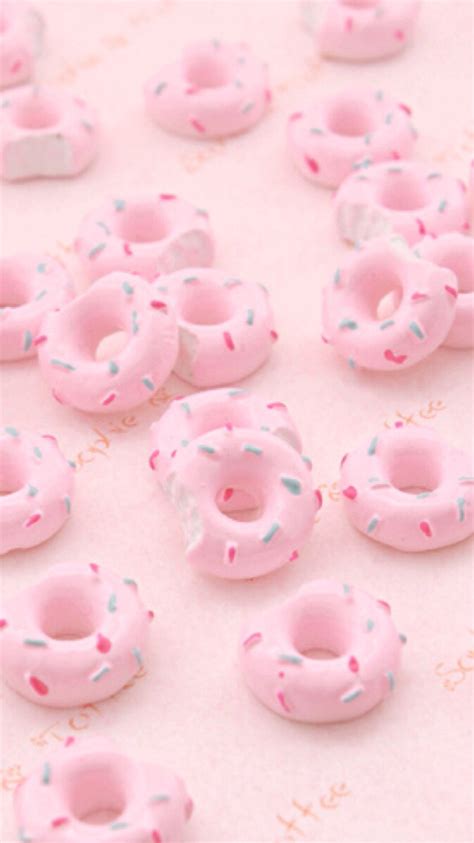 Pin By Pankeawป่านแก้ว On Cute Wallpaper Pink Donuts Pink Life Pink