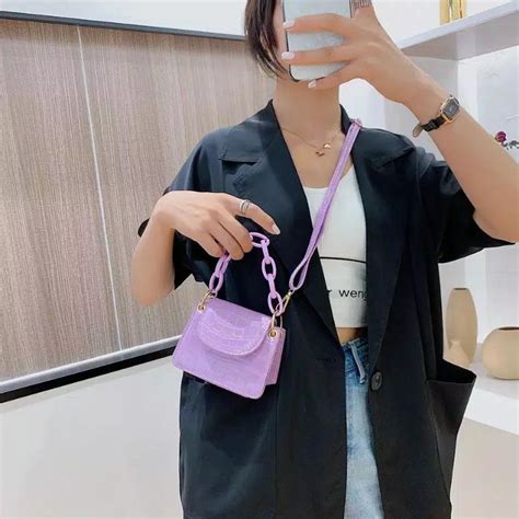 Tutorial crochet gingham bag part 1. 3.3 fashion sale!!Lilac andin tas selempang tas wanita tas ...