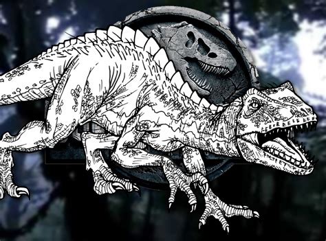 How To Draw The Indoraptor Jurassic World Fallen Kingdom Drawing