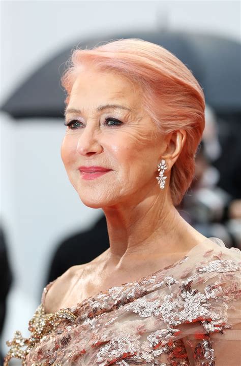 Helen Mirren Pink Hair At Cannes Film Festival Popsugar Beauty Uk Photo 10